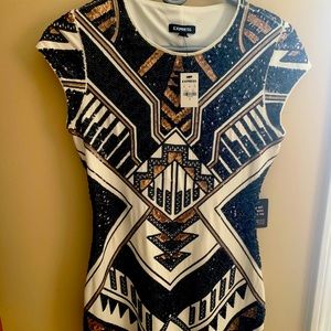 NWT sequin express dress